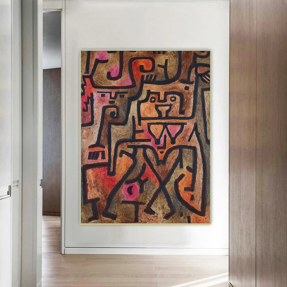 Muted Jewell Abstract Art