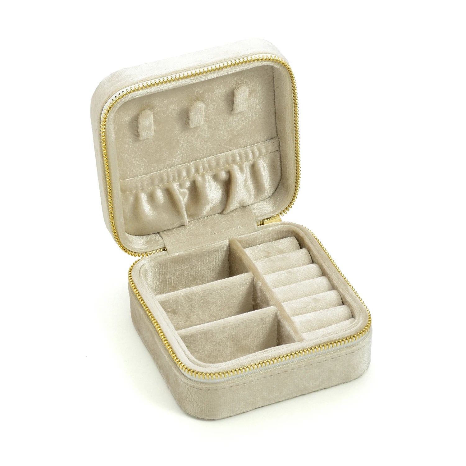 Vintage Velvet Jewellery Box