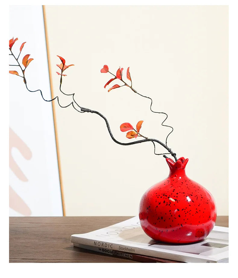 Pomegranate Ceramic Vase