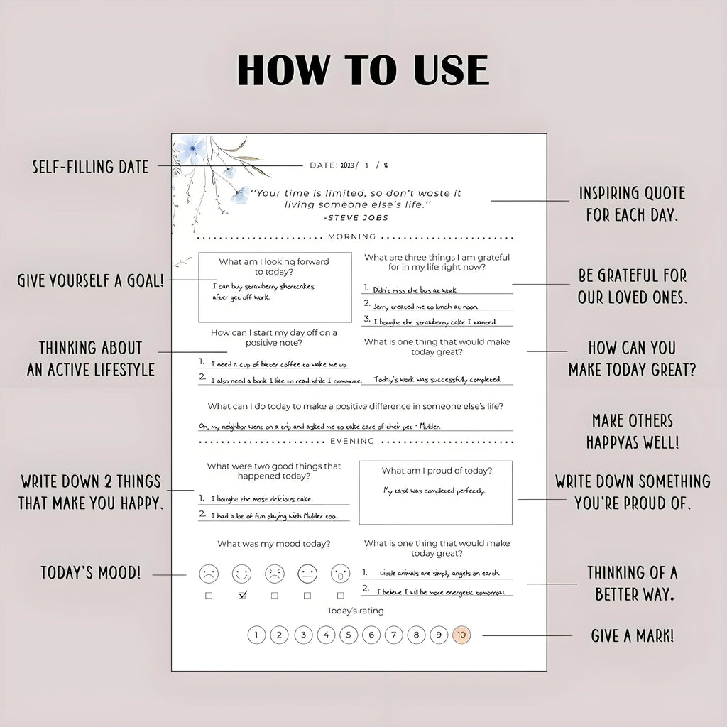 Self-Care Journal with Prompts