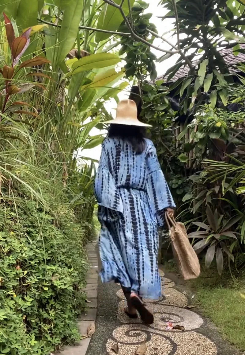 Para Praia 14 Colors Kimonos Bikini Cover Ups Beachwear Beach Robe Femme Long Dress Sarong Women Loose Cardigan Swimsuit Covers