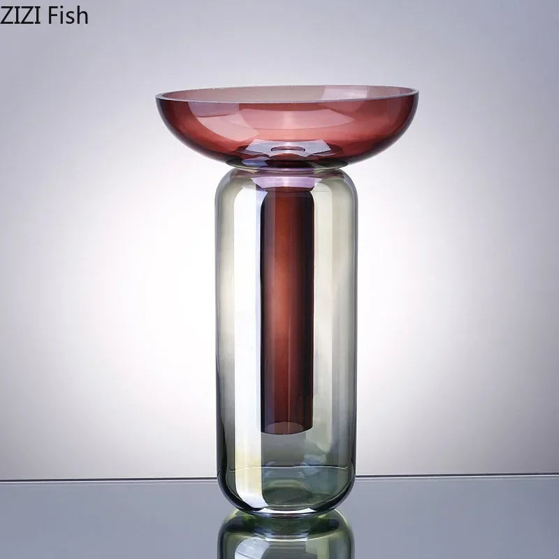 Retro Detachable  Glass Vase