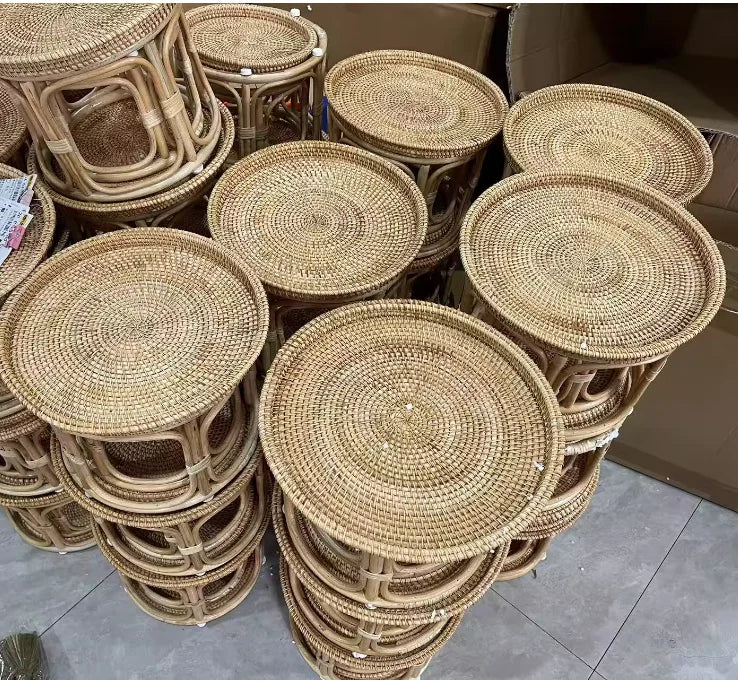 Rattan Side Tables