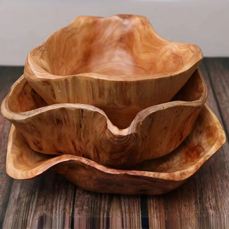 Irregular Wooden Bowl