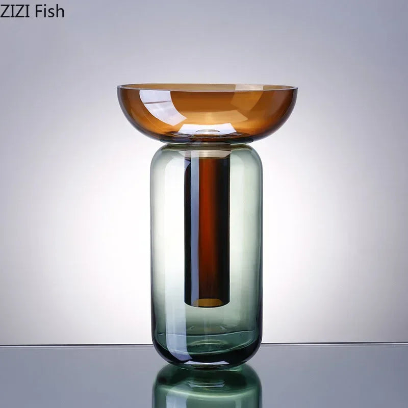 Retro Detachable  Glass Vase