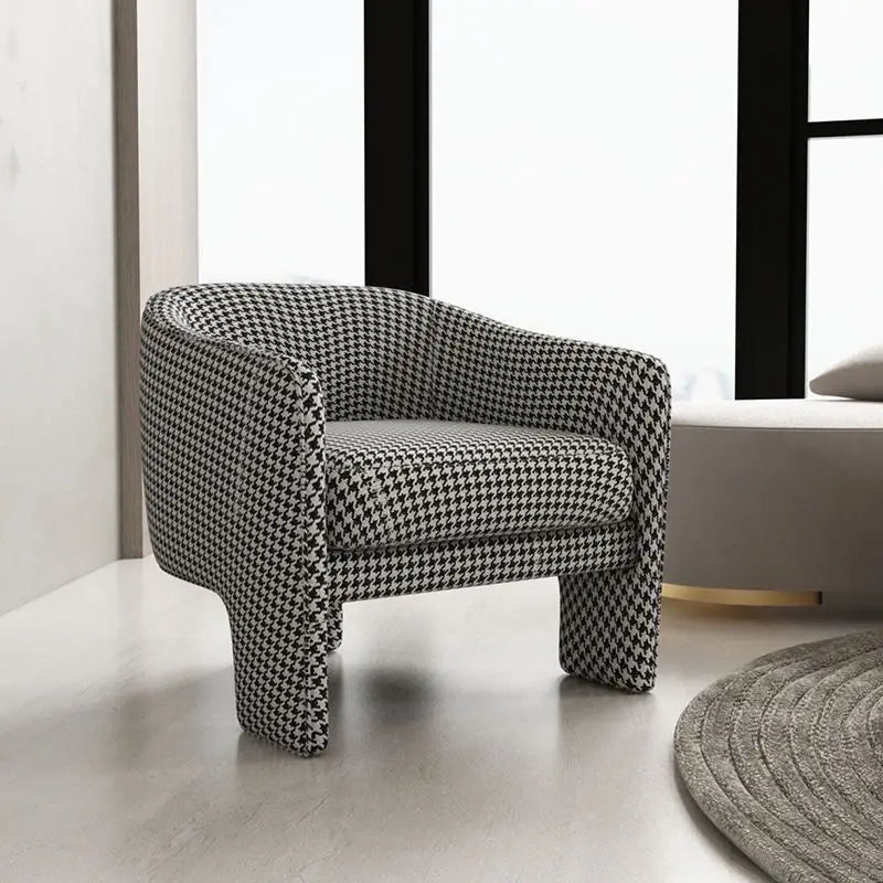 Modern Boucle Armchair