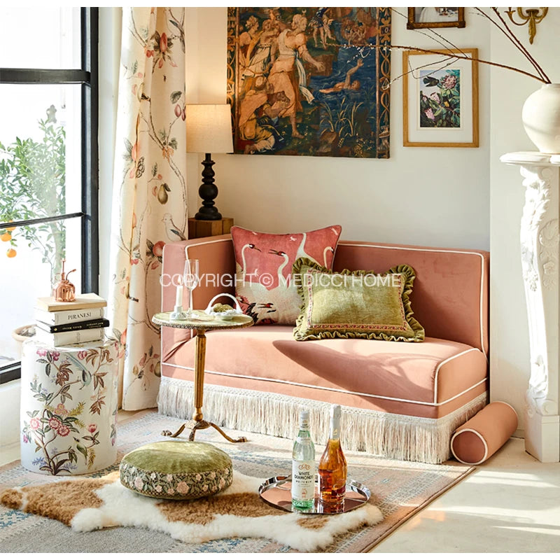 The Lady Green Velvet Cushion Cover